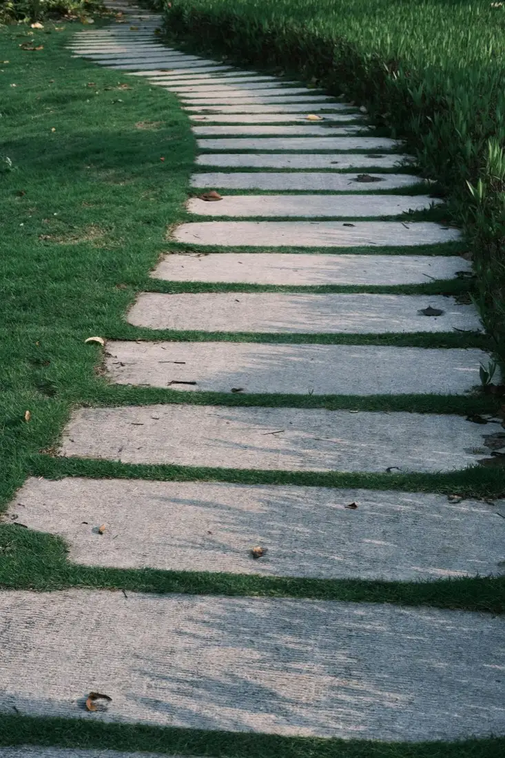 Stepping-stone walkway in Carson, CA